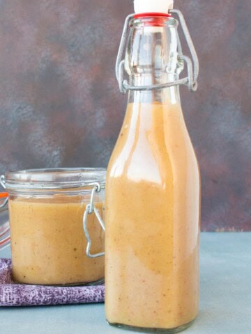 Sweet Ghost Pepper-Pineapple-Pear Hot Sauce ready