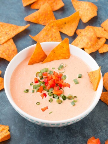 Spicy Cajun Dip served with chips
