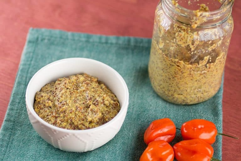 Homemade Habanero Mustard Chili Pepper Madness