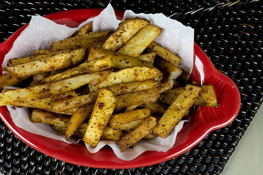 baked cajun fries