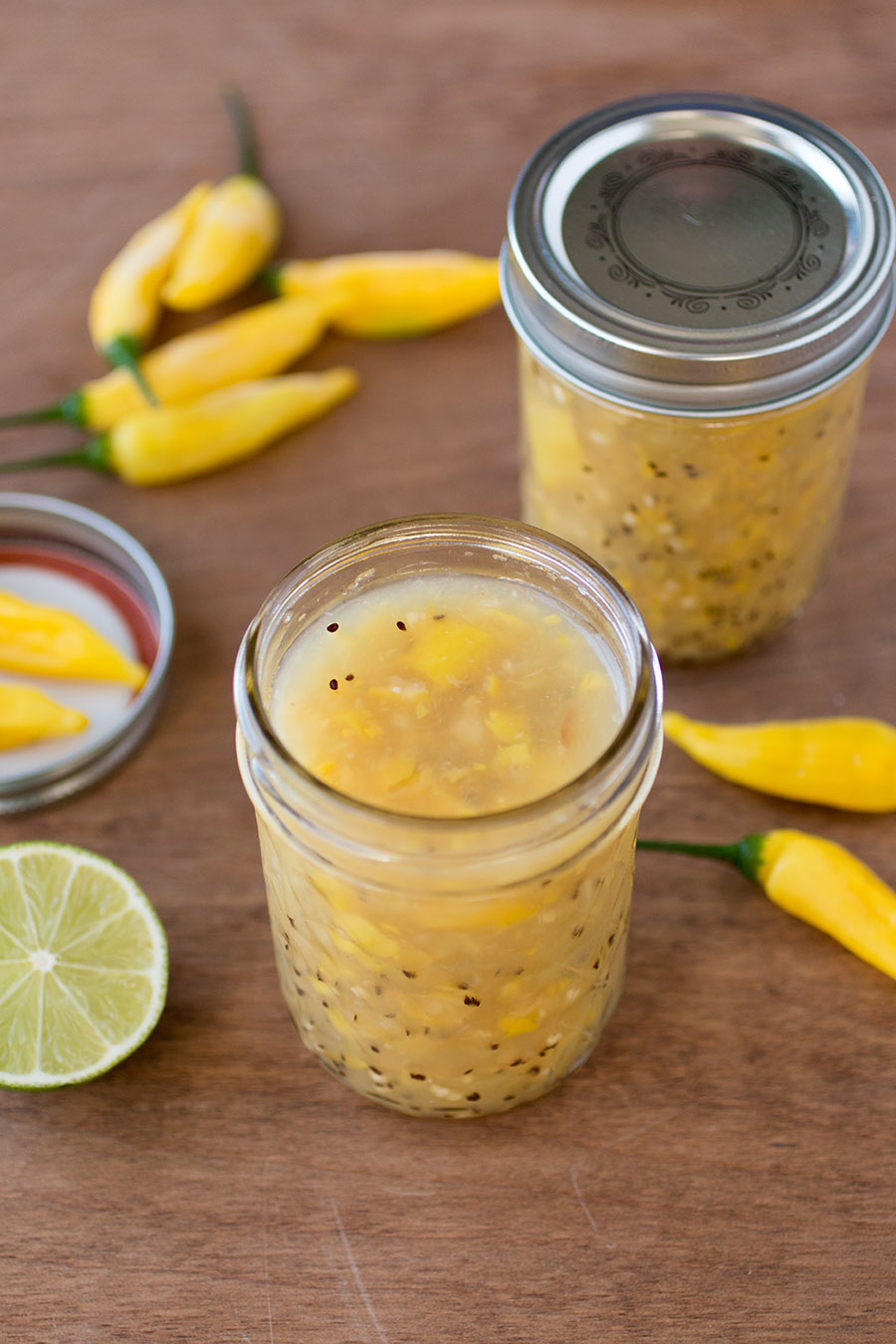 Sweet Pepper Jam Recipe (Sugar Free) in jars.
