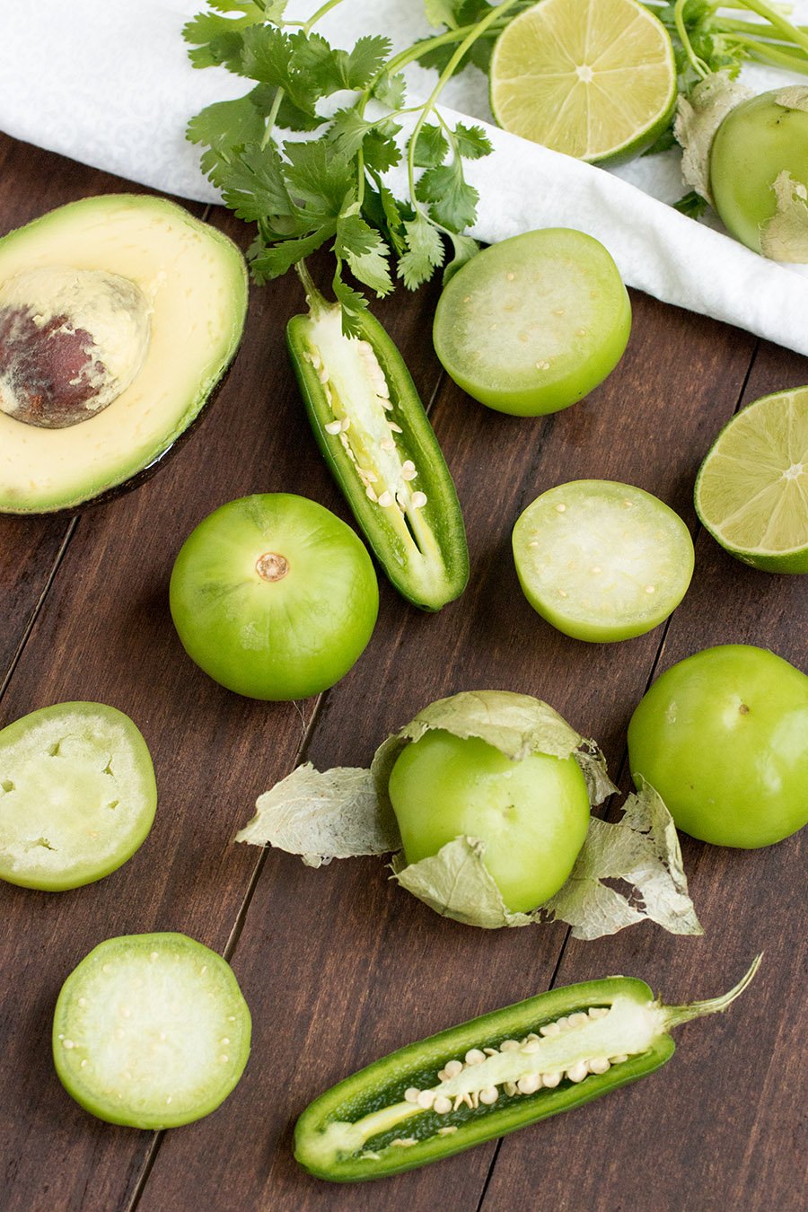 Avocado-Tomatillo Salsa Verde - Mexican Green Table Sauce - Recipe