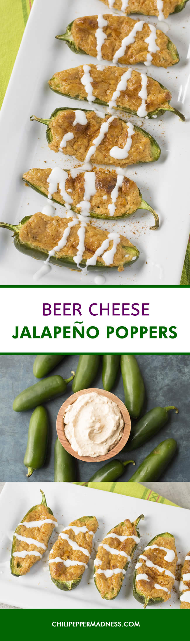 Beer Cheese Jalapeno Poppers - Recipe