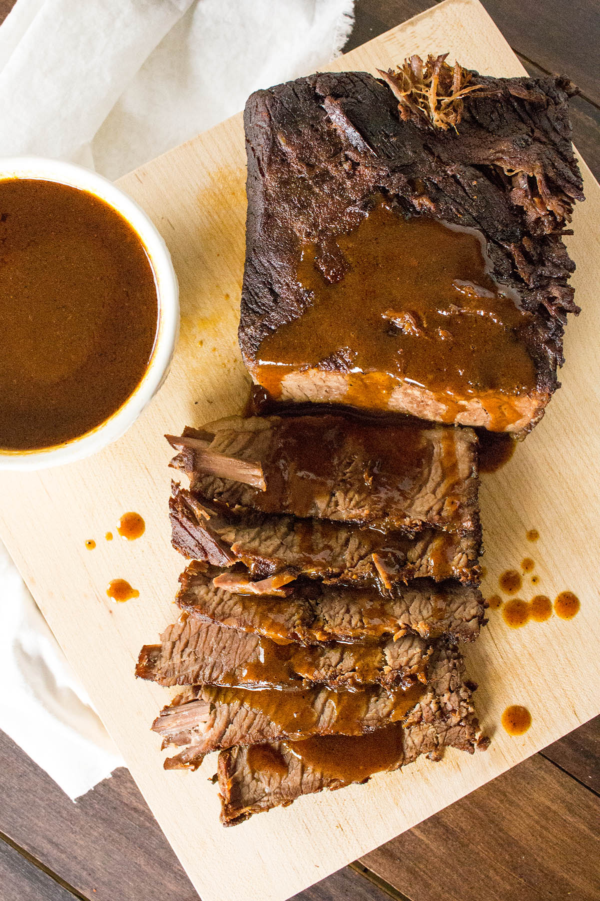 Braised Brisket with Ancho Gravy looking extremely inviting.