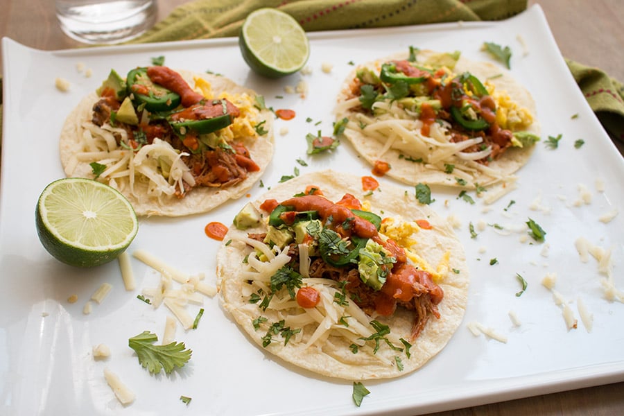 Breakfast Pulled Pork Tacos – Recipe