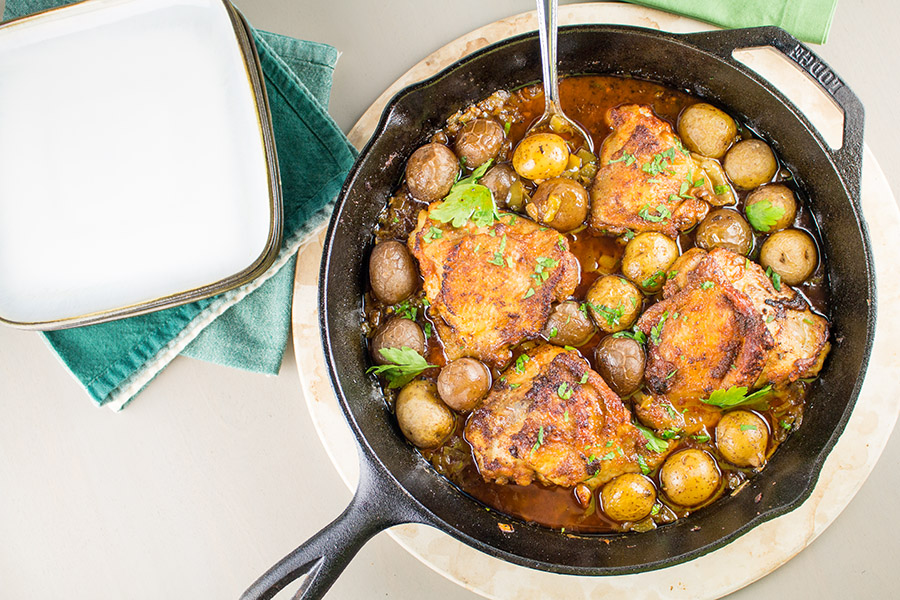 Cajun Baked Chicken Thighs Recipe Chili Pepper Madness