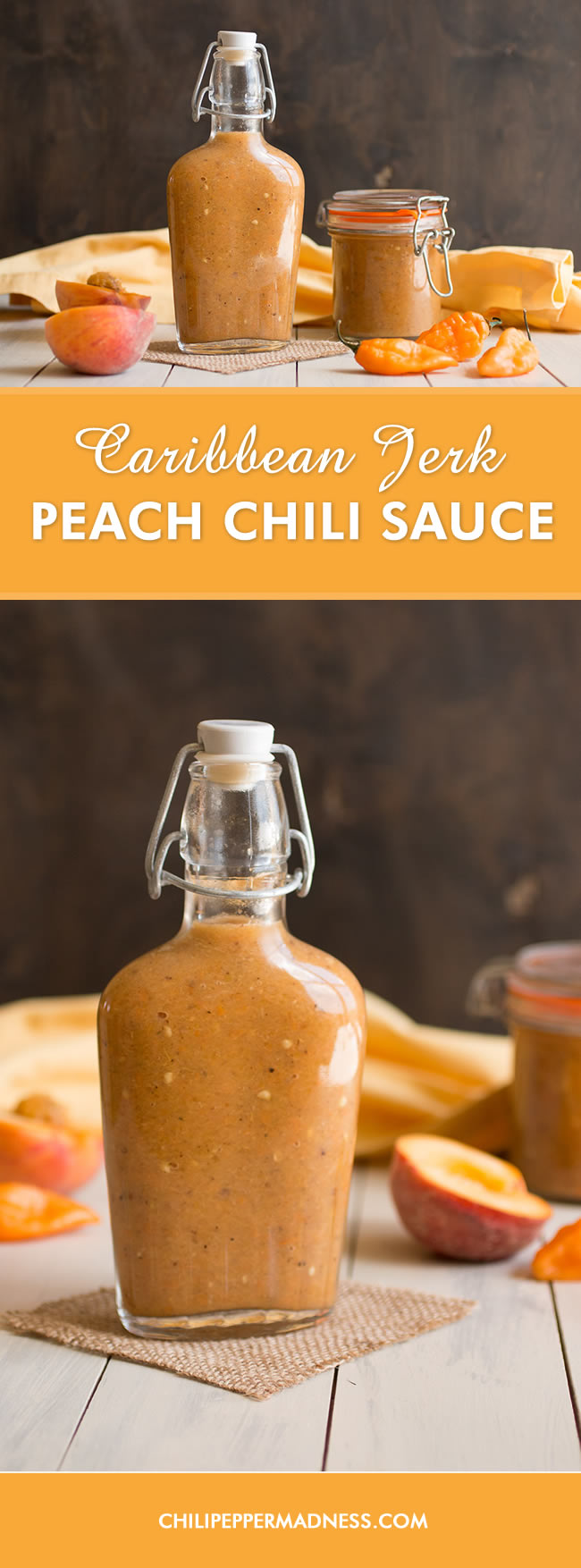 Caribbean Jerk Peach Hot Sauce - Recipe