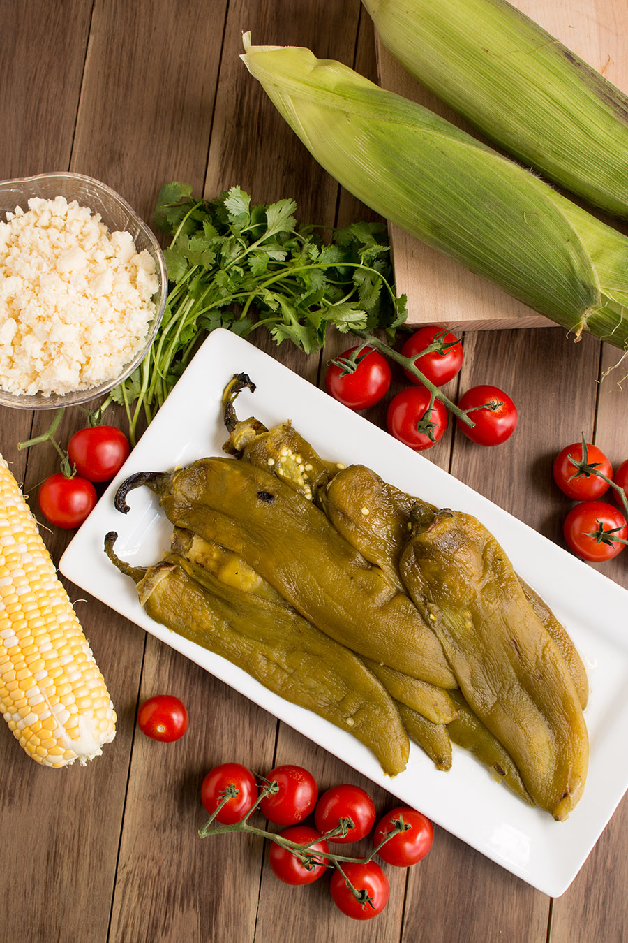 Charred Corn Salad with Hatch Green Chiles recipe ingredients