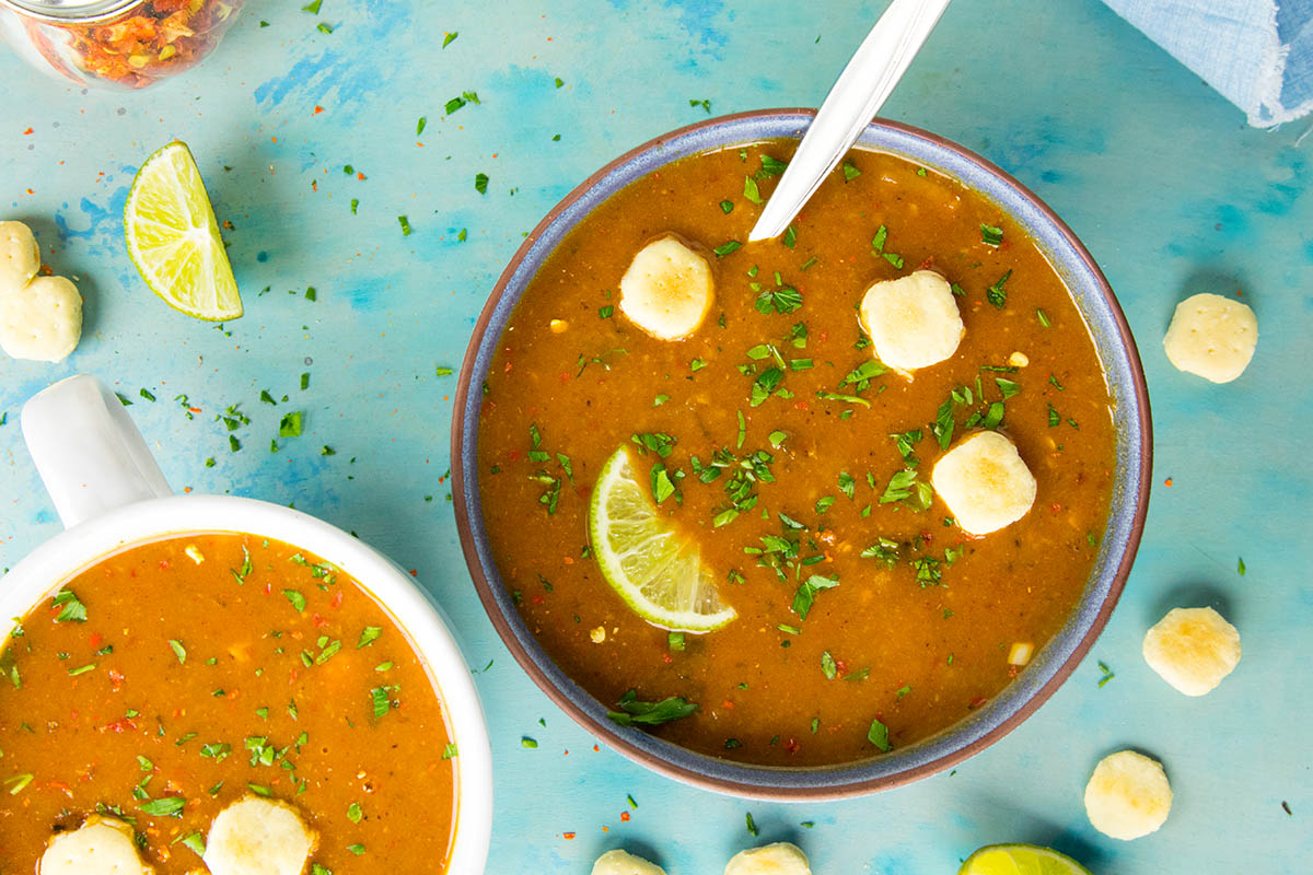 Cheesy Guajillo Potato Soup – Recipe