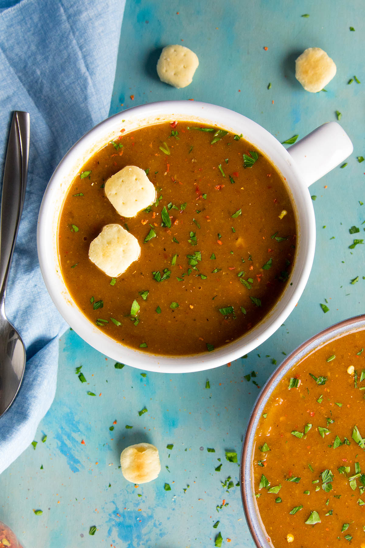 Cheesy Guajillo Potato Soup Recipe