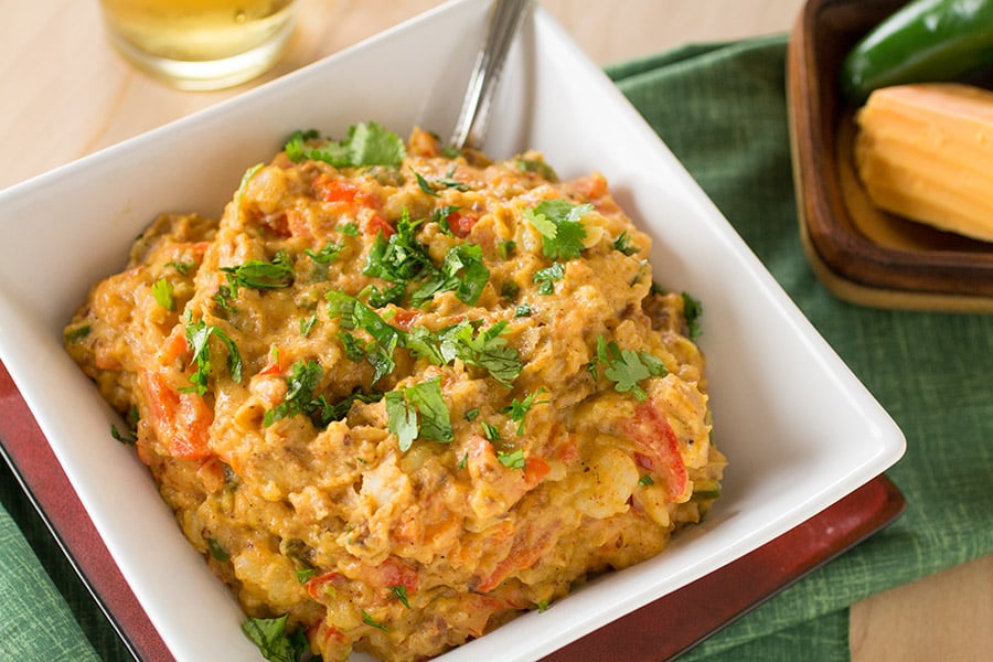 Cheesy Tex-Mex Mashed Potatoes -