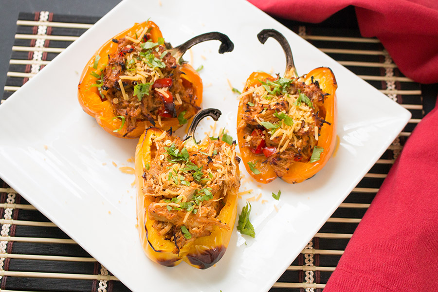 Chicken Taco Stuffed Peppers Chili Pepper Madness