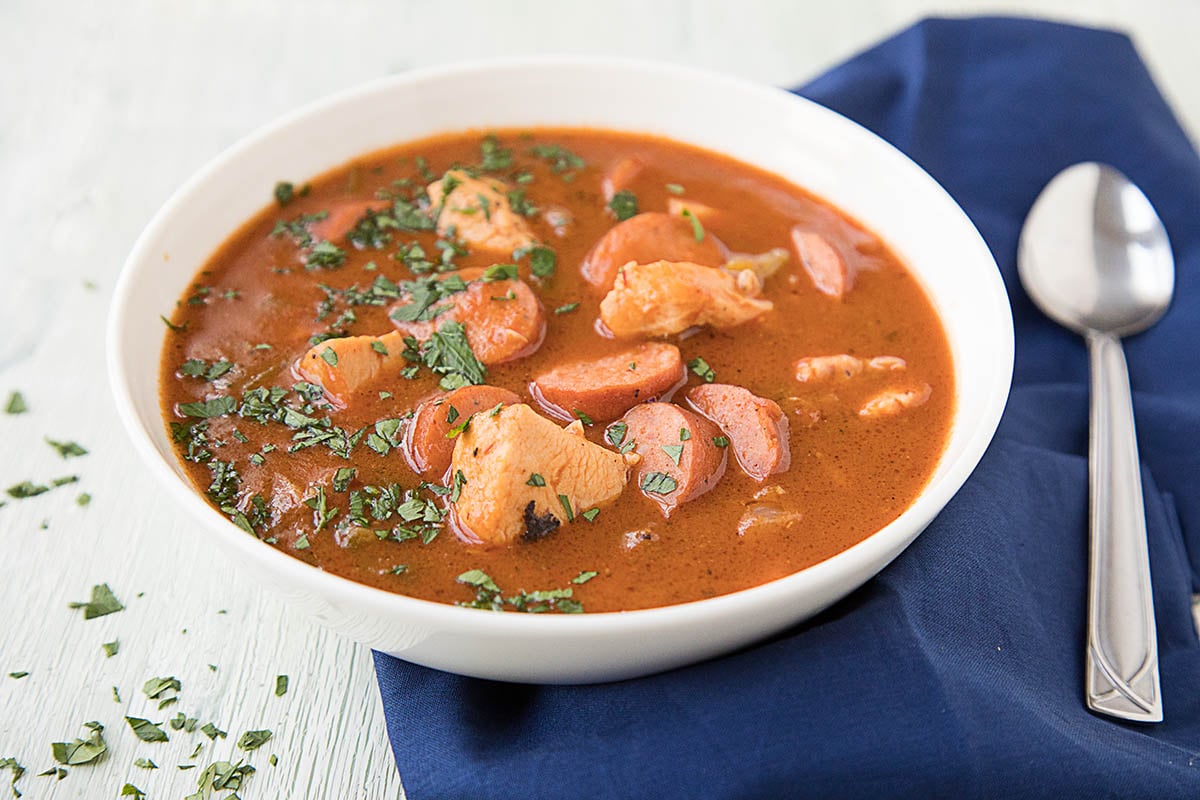 Creole Chicken and Sausage Gumbo - Recipe