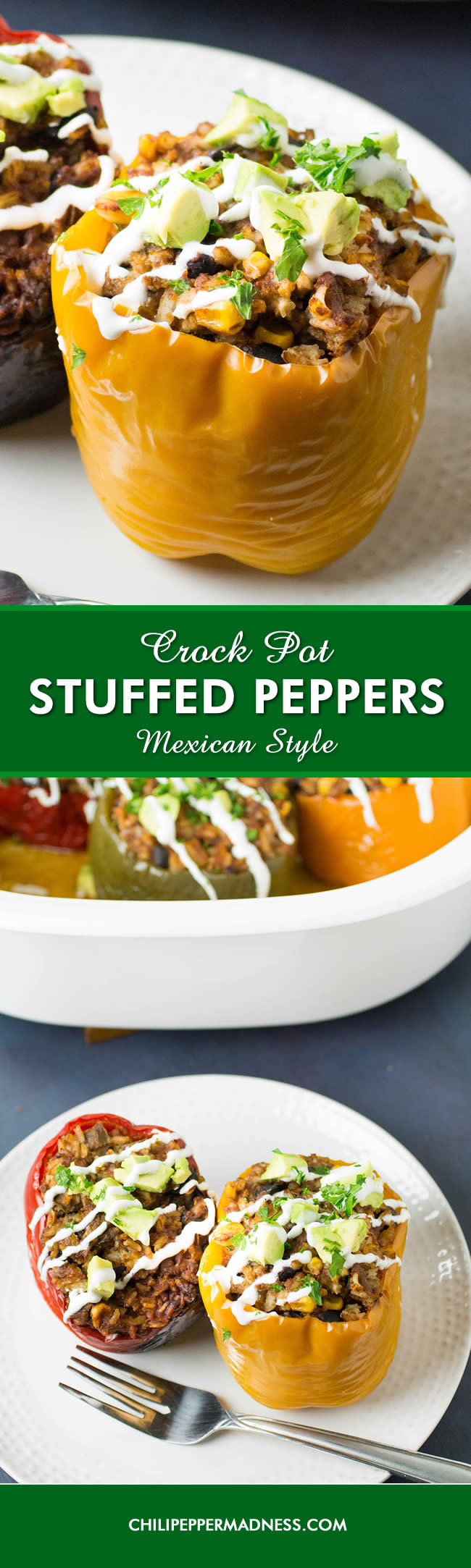 Crock Pot Stuffed Peppers - Recipe