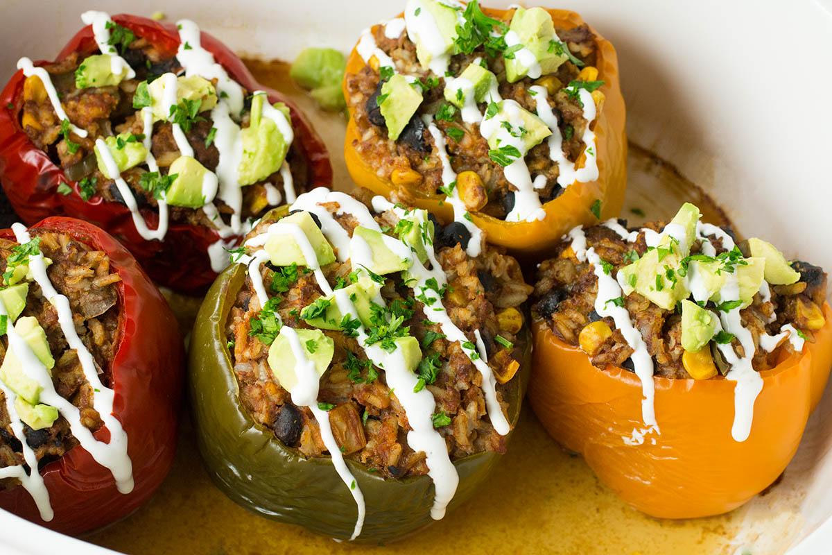 Crock Pot Stuffed Peppers – Mexican Style – Recipe