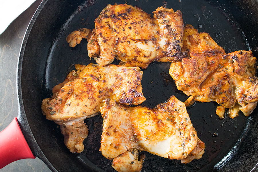 Easy Arroz con Pollo - Recipe - Seared Chicken