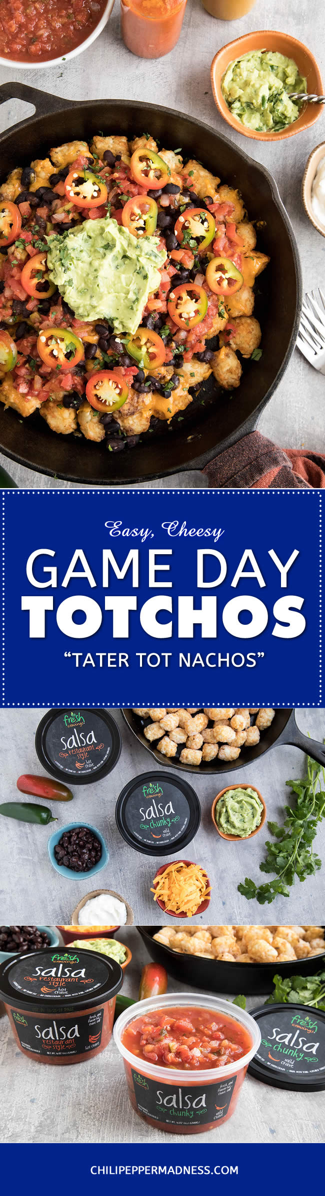 Easy Cheesy Game Day Totchos (Tater Tot Nachos) - Recipe