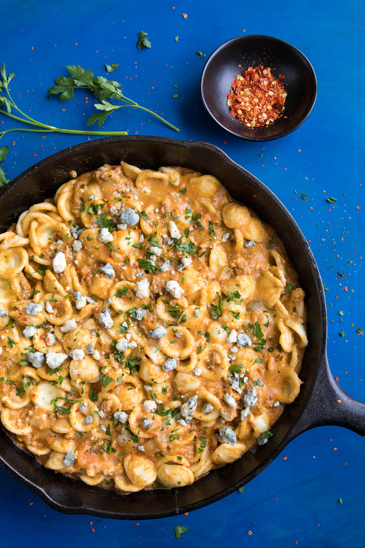 Easy Creamy Buffalo Chicken Mac and Cheese Chili Pepper Madness