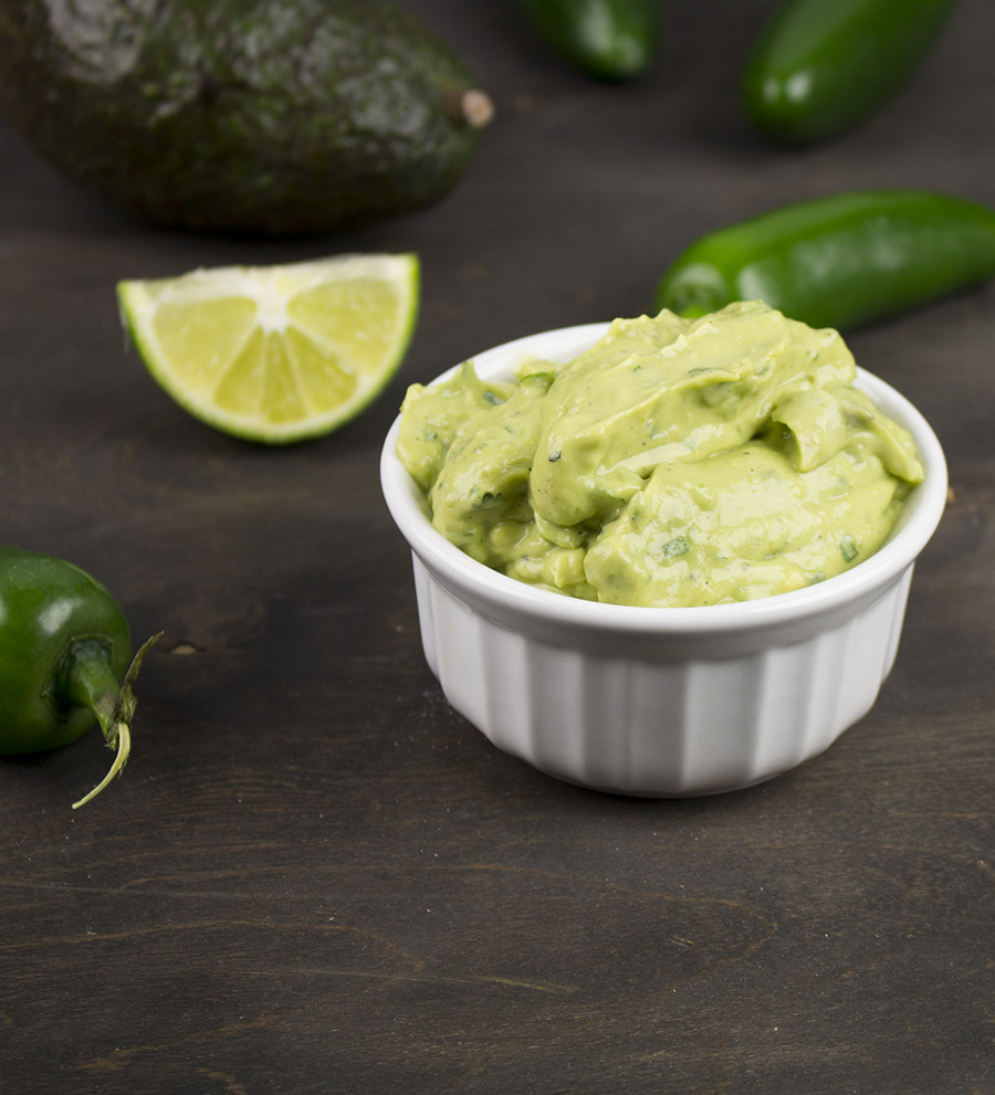 Extra Creamy Roasted Jalapeno Guacamole