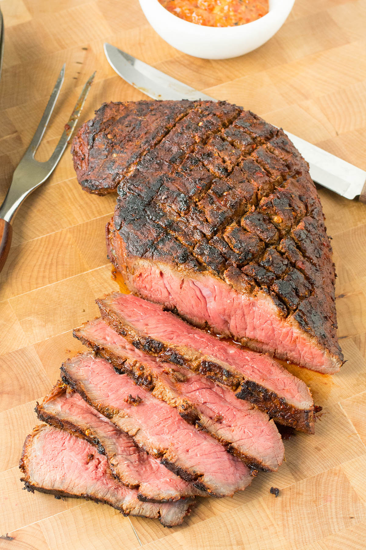 Grilled Marinated London Broil Recipe - Chili Pepper Madness