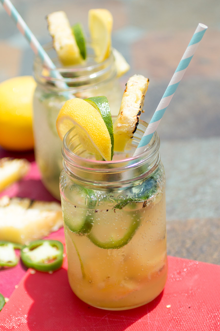 Grilled PineappleJalapeno Summer Cocktail Chili Pepper Madness