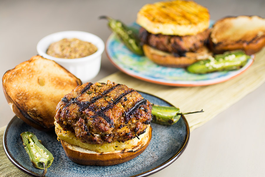Grilled Pork Burgers Recipe Chili Pepper Madness
