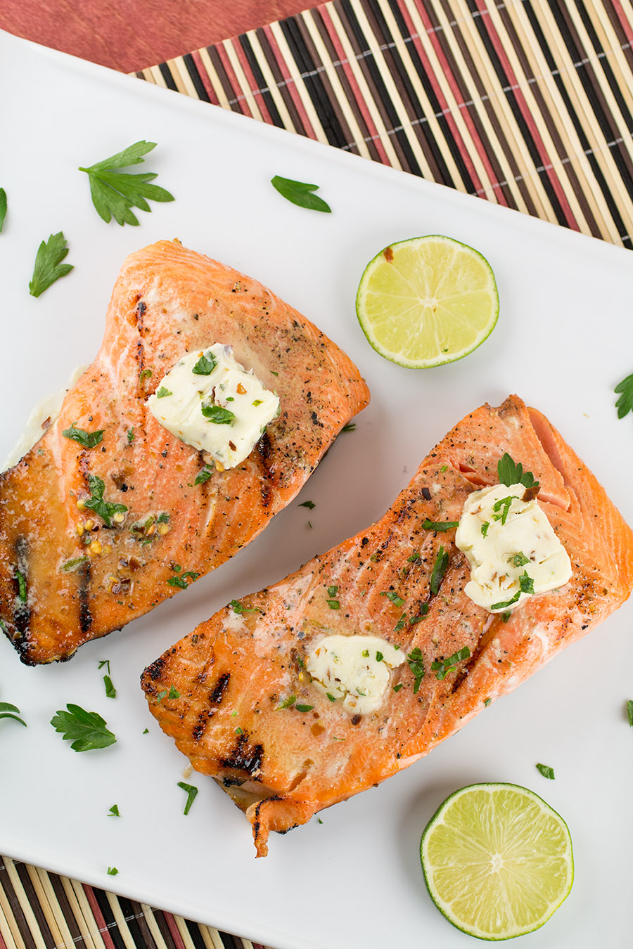 Grilled Steelhead Trout with Chili-Rosemary-Lime Butter - Chili Pepper ...