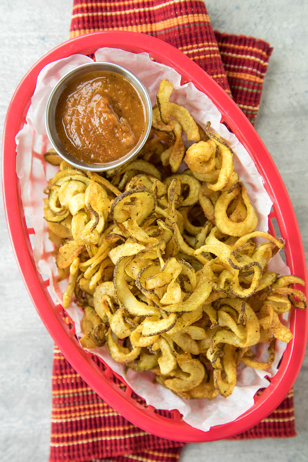 Homemade Air Fryer Cajun Curly French Fries - Recipe