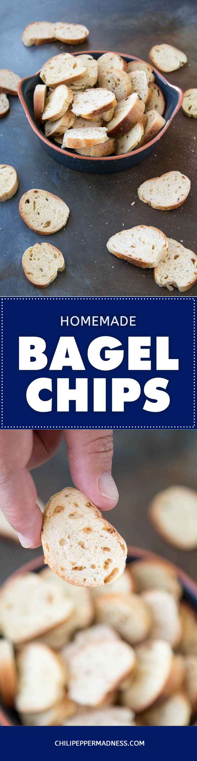 Homemade Bagel Chips - Recipe (Oven Baked or Dehydrator Method)