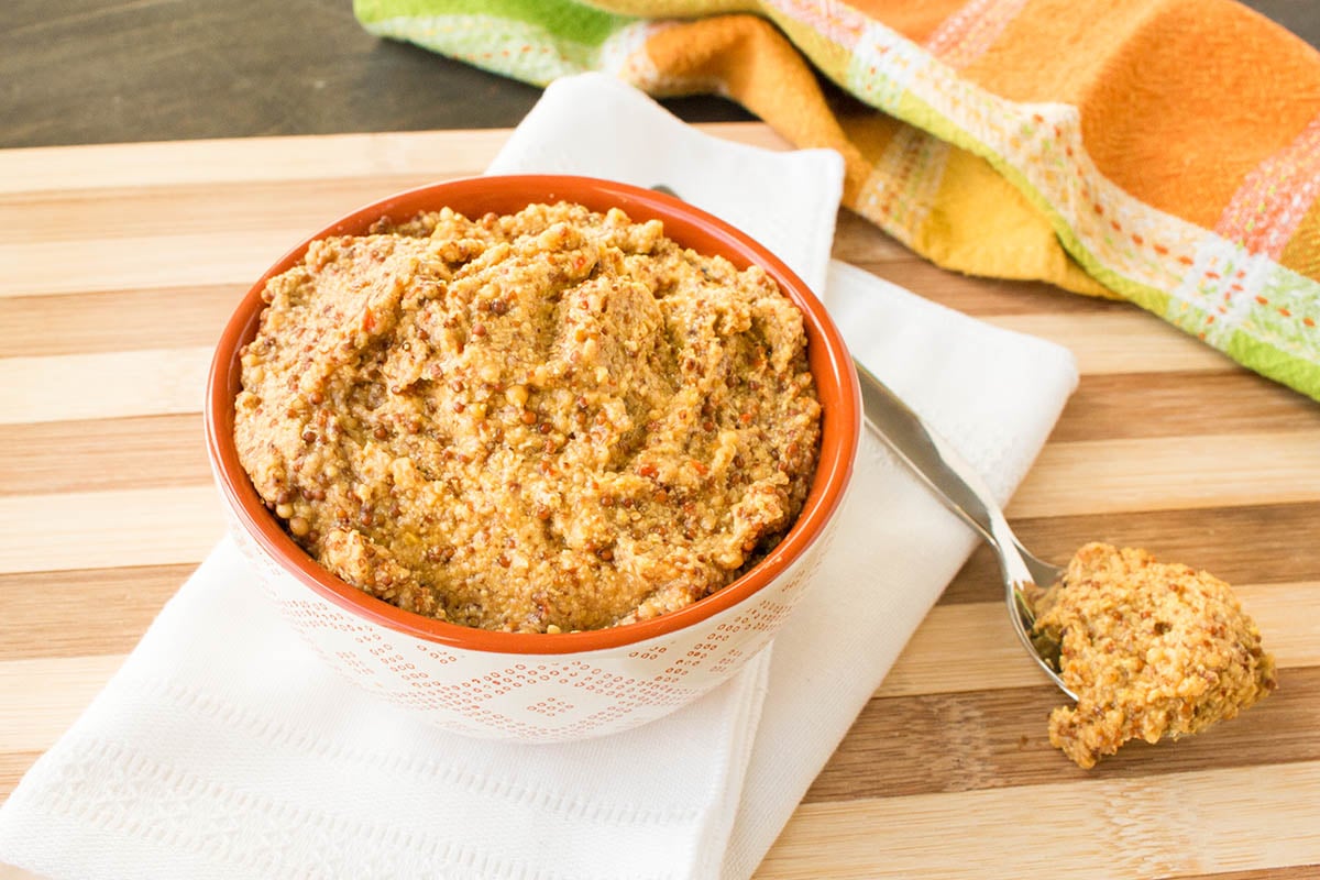 Homemade Whole Grain Spicy Beer Mustard - Recipe