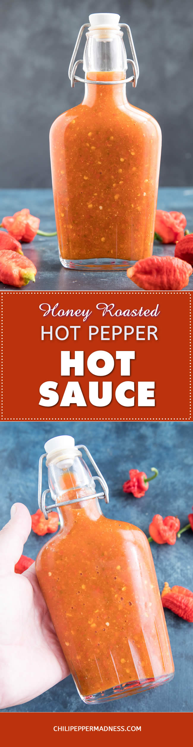 Honey Roasted Hot Pepper Hot Sauce - Recipe