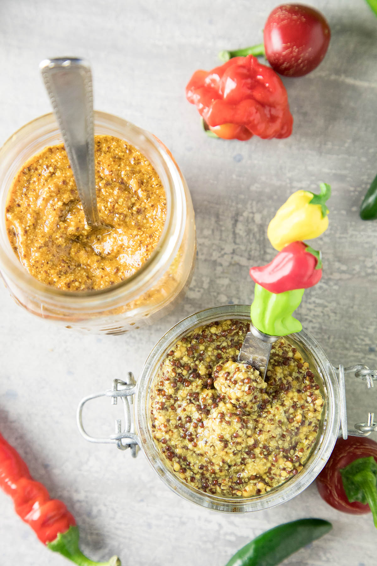 Homemade Mustards. You can make these at home with very few ingredients.