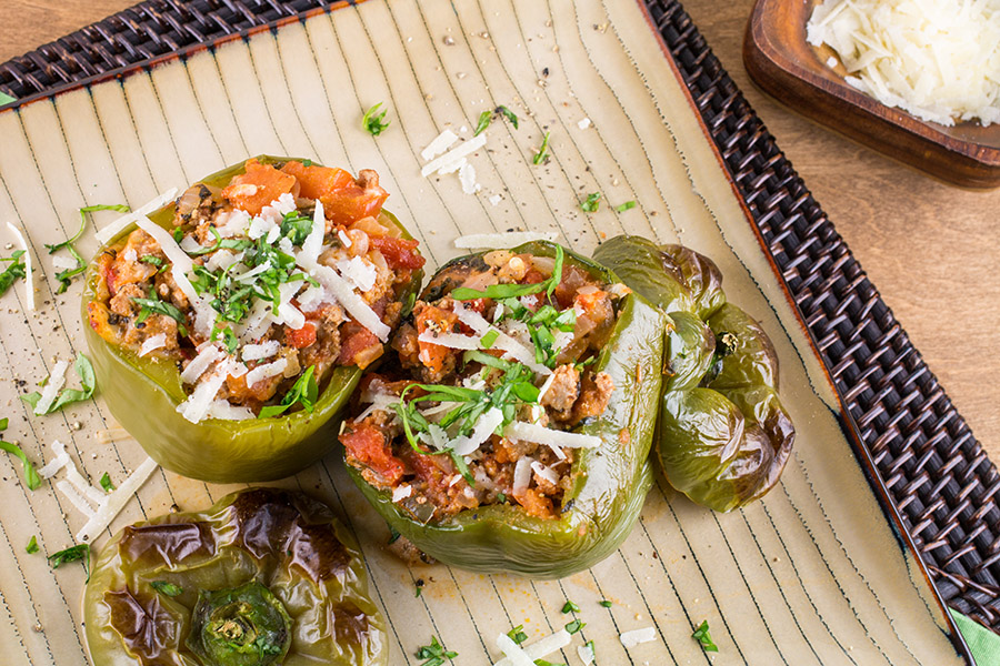 Italian Stuffed Green Peppers
