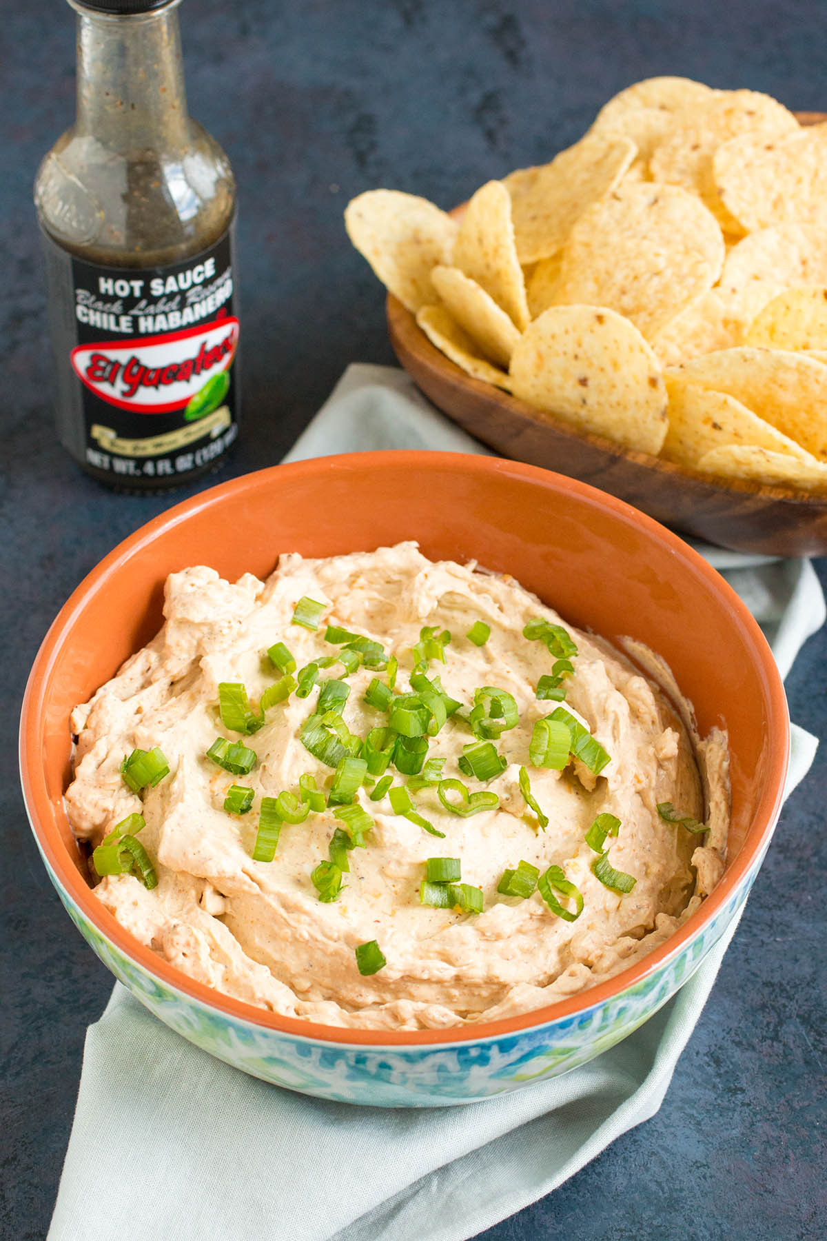 Spicy Beer Dip is ready and served.