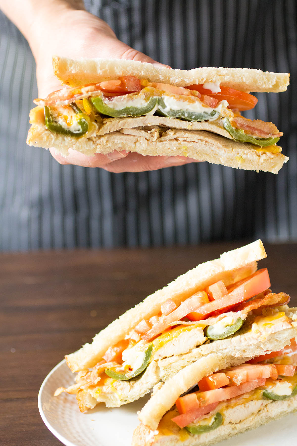 Jalapeno Popper Turkey Sandwiches