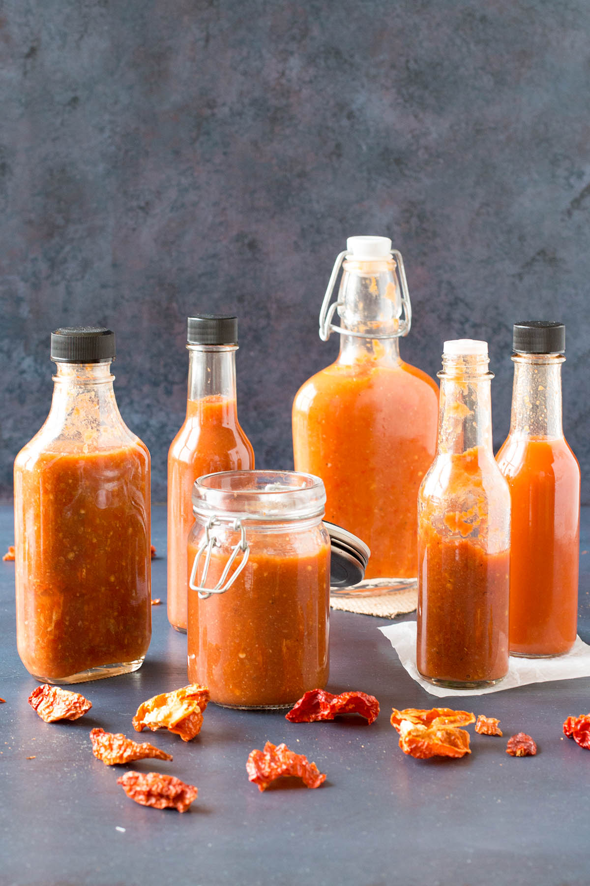 Homemade Louisiana Hot Sauce looking absolutely inviting