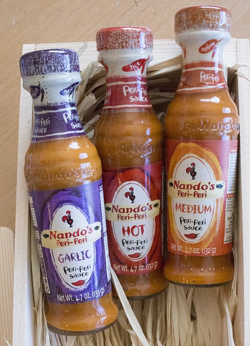 Nando’s Peri Peri Sauces.