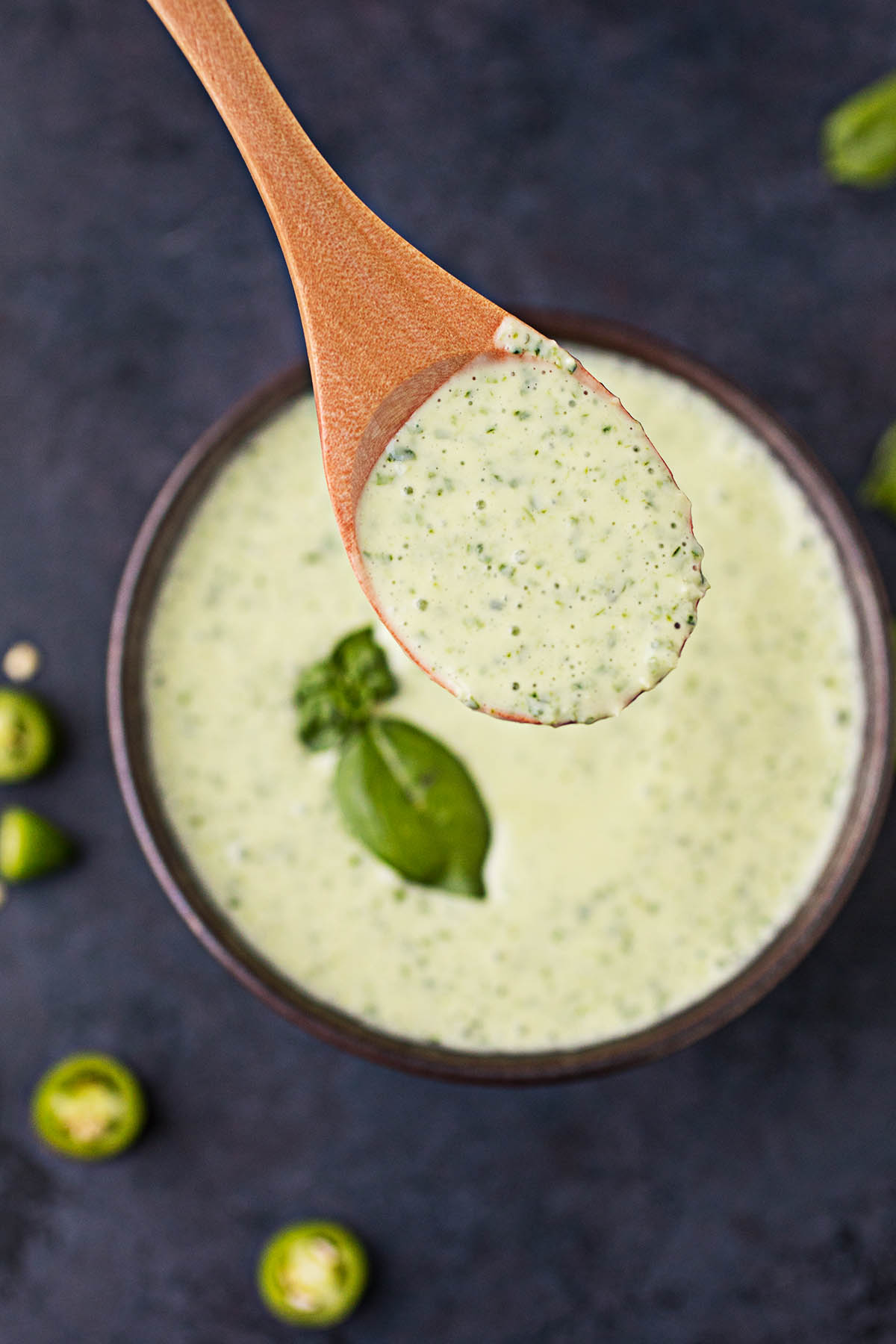 No-Cook Spicy Basil-Cream Sauce – Recipe