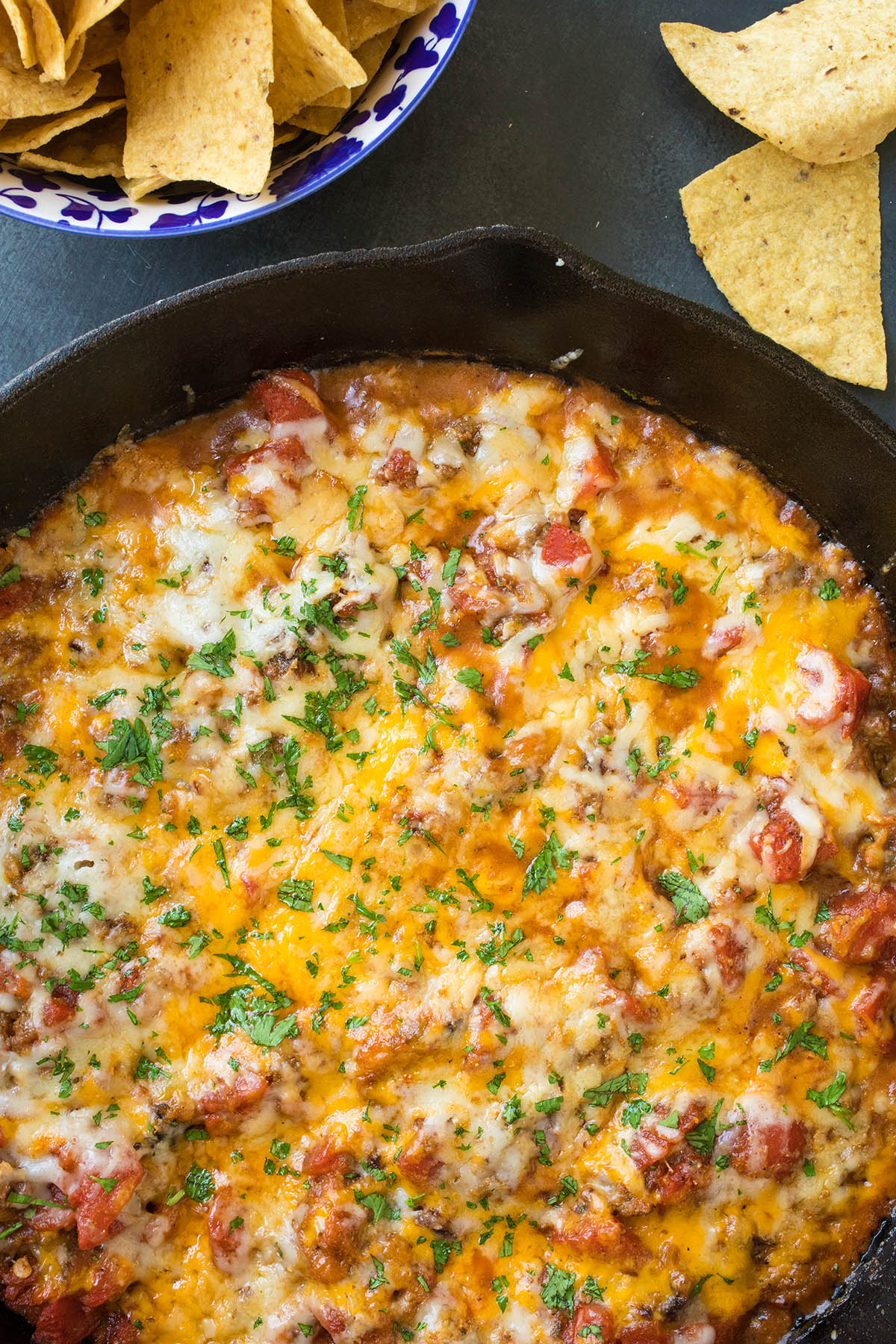 One Pan Hatch Chili-Cheese Dip - Recipe