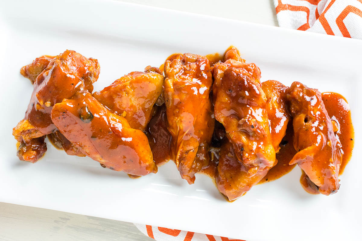 One-Pot Sweet and Spicy BBQ Chicken Wings - Recipe