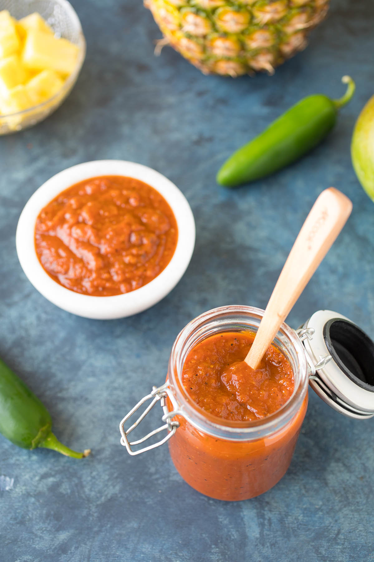 Pineapple-Mango Ketchup looking extremely inviting