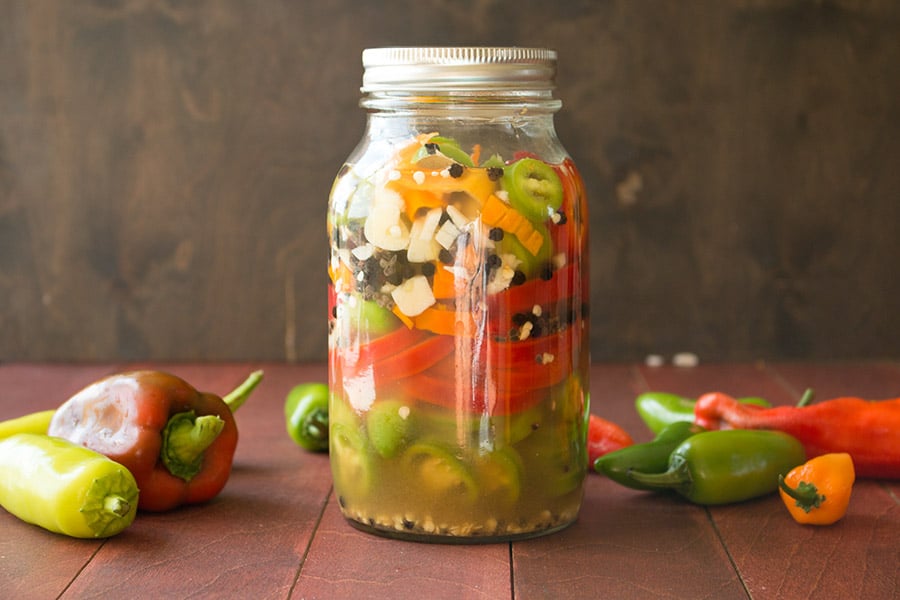 Refrigerator Pickled Peppers – Recipe