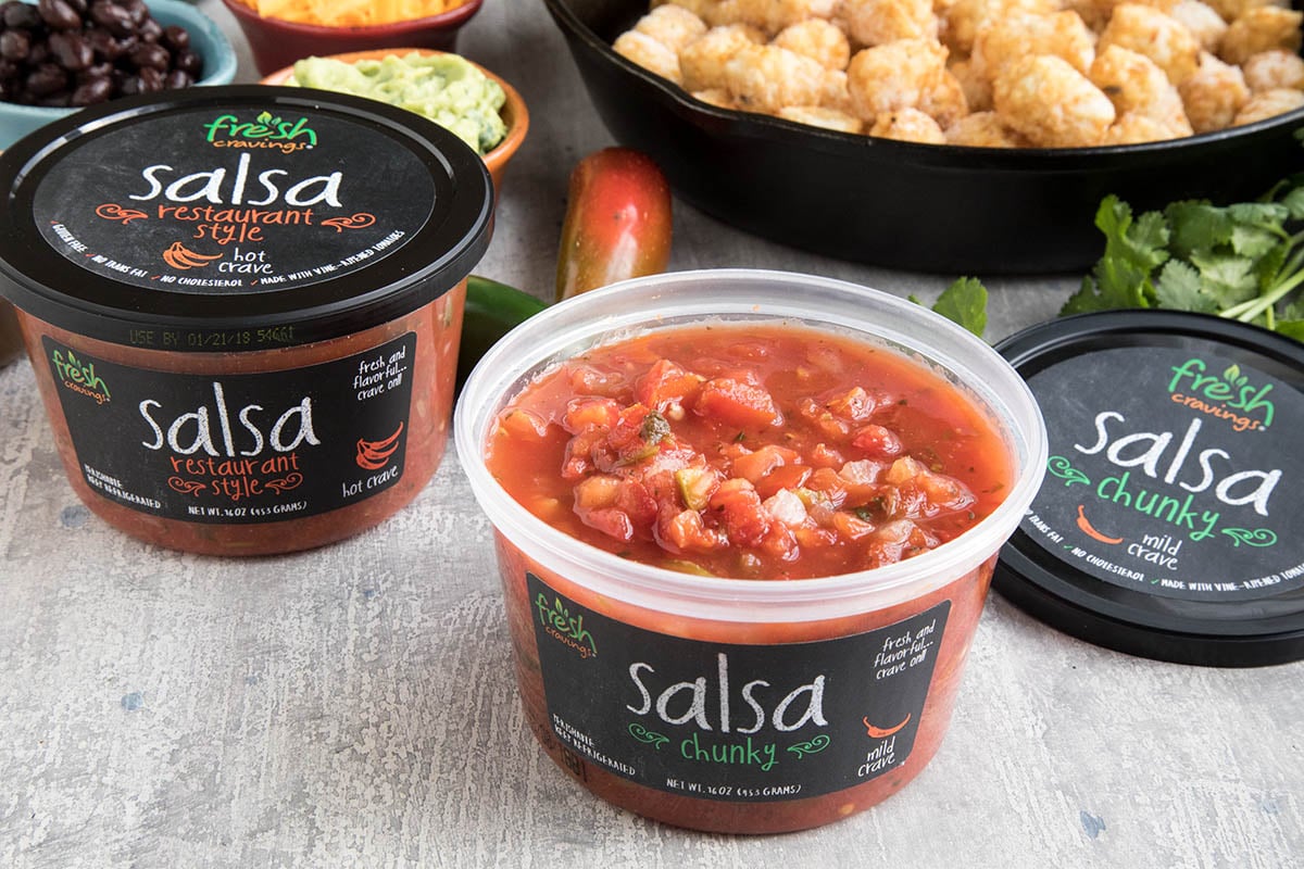 Fresh Cravings chunky salsa looking absolutely delicious.