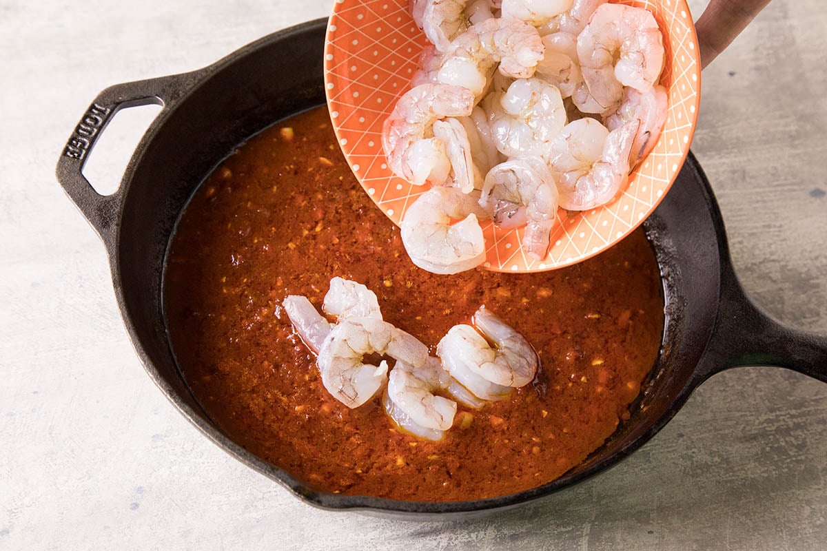 Shrimp with Chipotle-Bourbon Butter Sauce – Recipe