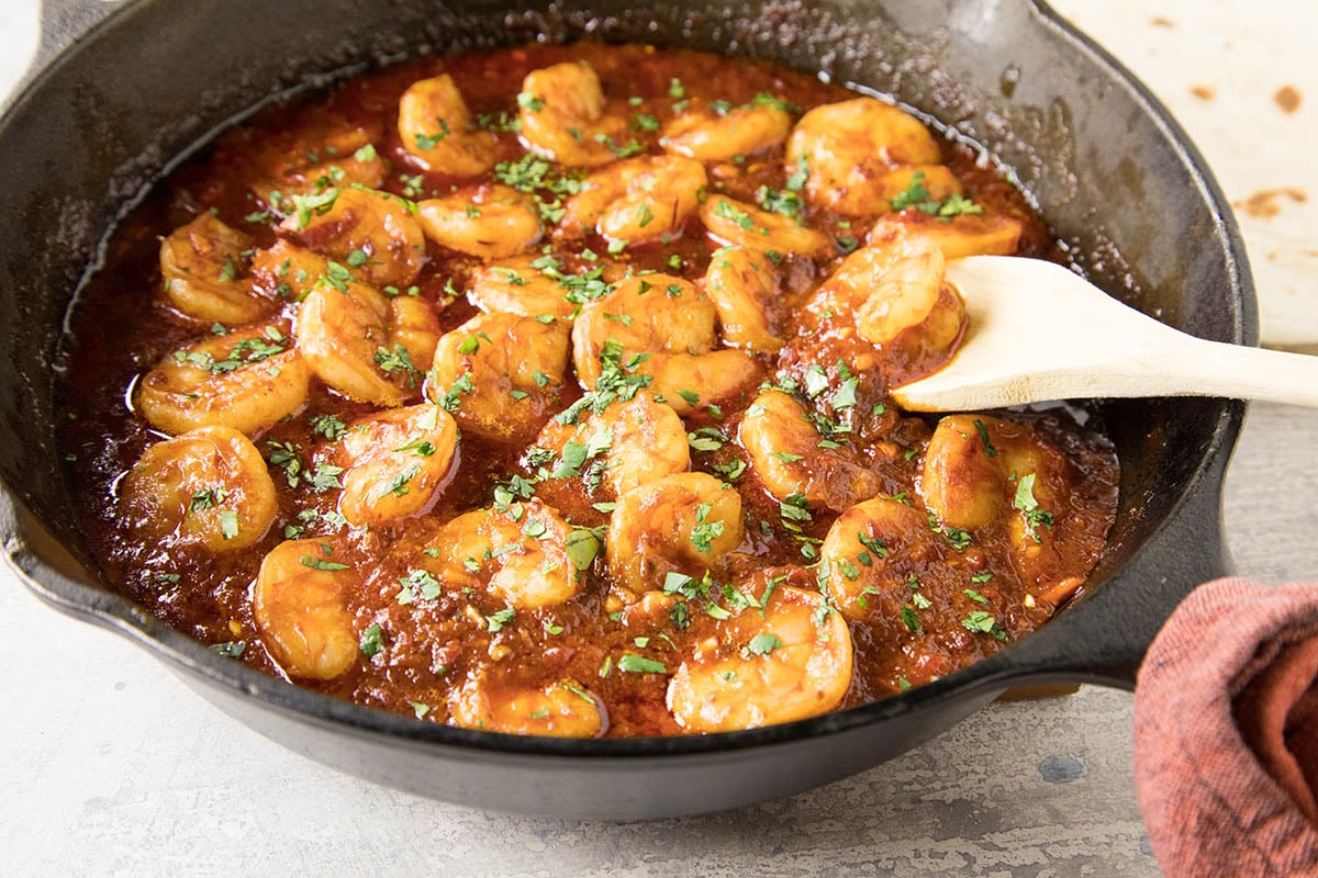 Shrimp with Chipotle-Bourbon Butter Sauce – Recipe