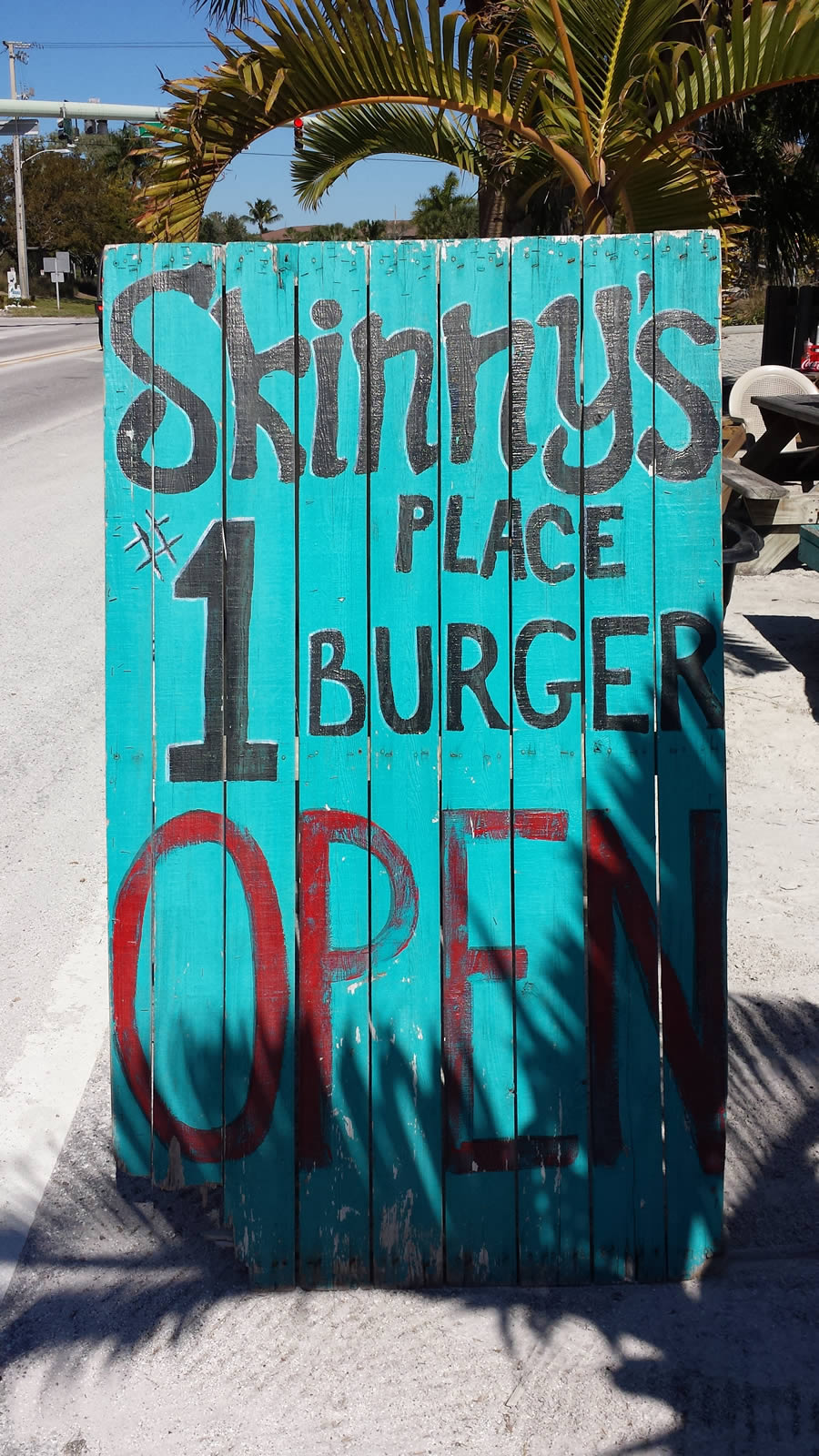 Just Outside Skinny's Place in Anna Maria Island, Florida