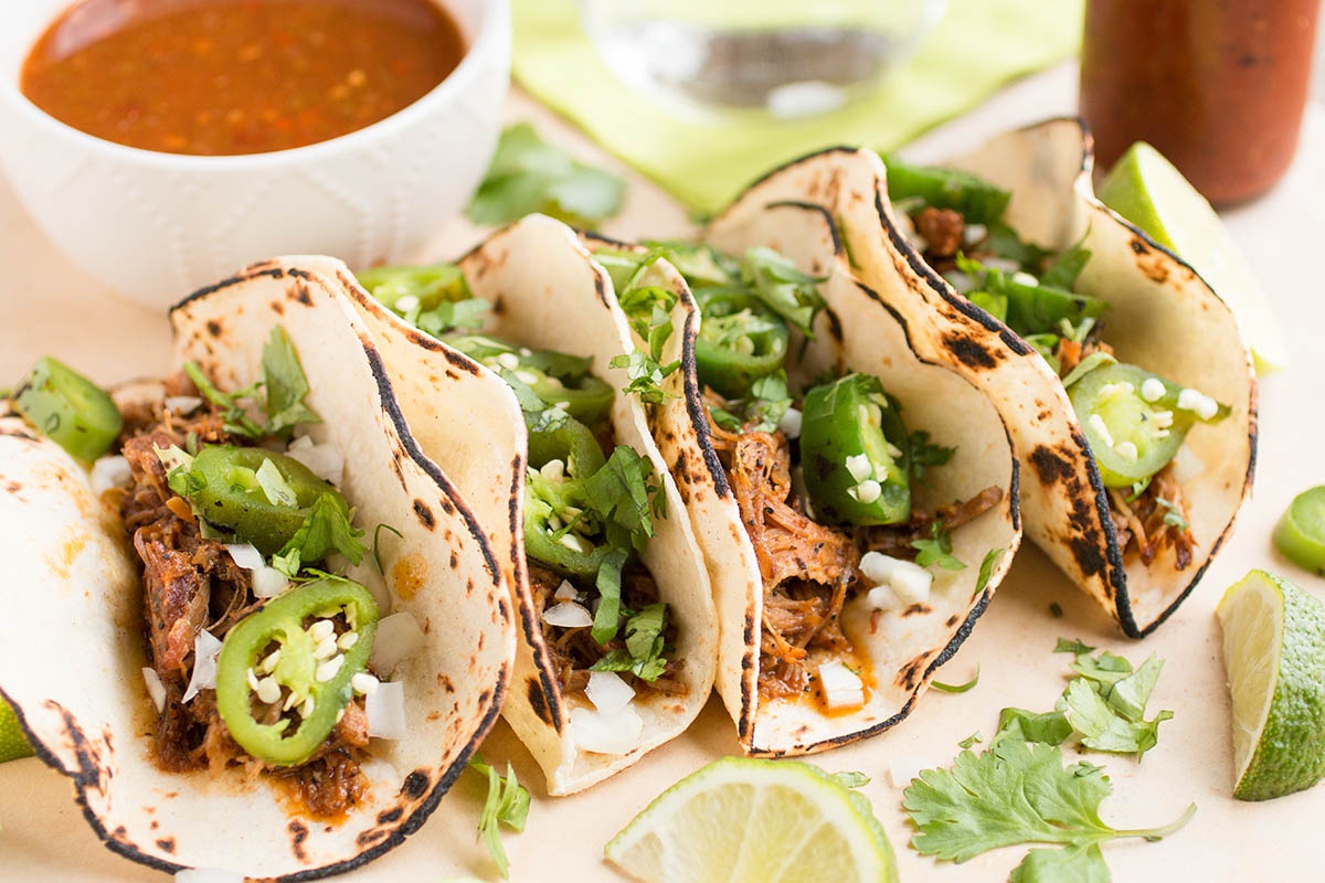 Slow Cooker Pork Carnitas looking super cute.