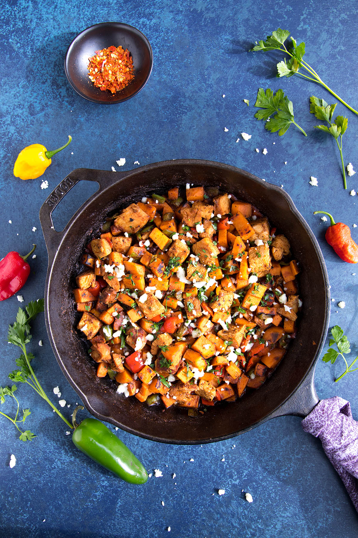 Smoked Turkey and Sweet Potato Hash Recipe