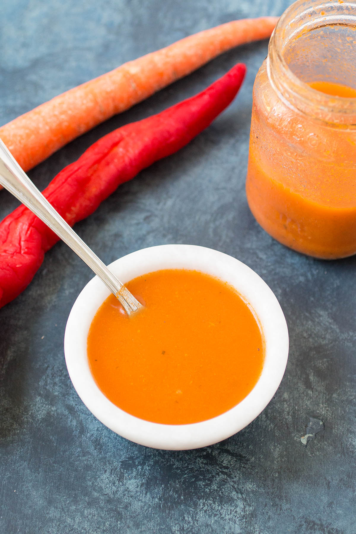 Spicy Chili-Carrot Hot Sauce – Recipe