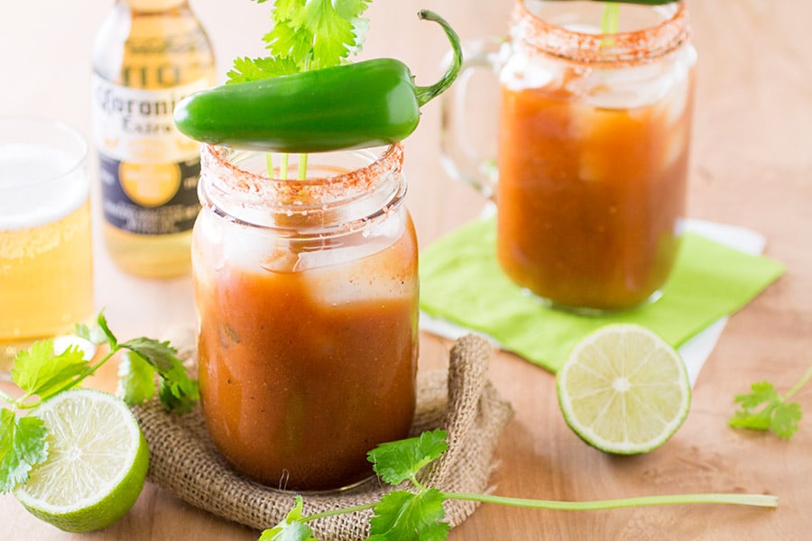 Spicy Mexican-Style Bloody Mary Mix Recipe